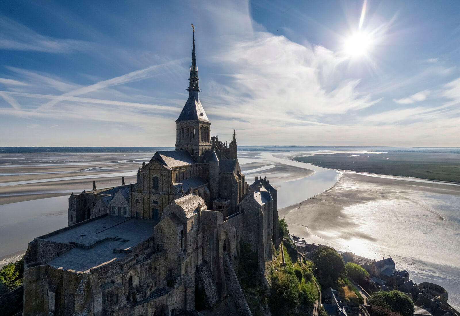 ビレットはl'abbaye du mont-saint-michelを注ぎます